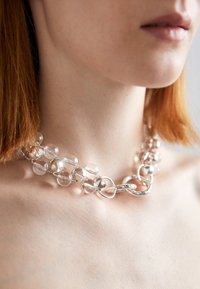 UNISEX - Kaklarota - plexi/silver-coloured