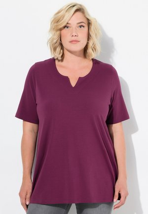 A-LINIE HALBARM - T-shirt con stampa - dark berry