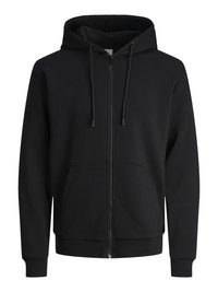 JJEBRADLEY ZIP HOOD - Majica s kapuljačom i patentnim zatvaračem - black