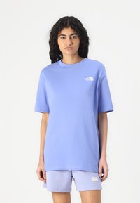 The North Face - OVERSIZE SIMPLE DOME TEE - T-shirt imprimé - virtual blue Image miniature 1