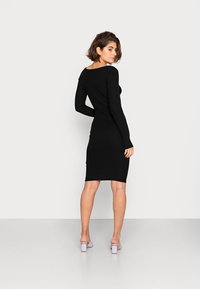 Vero Moda VMWILLOW SQUAREHEART DRESS - Vestido de dia - black