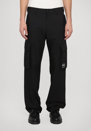 TECHNICAL TAILORING - Cargo trousers - black