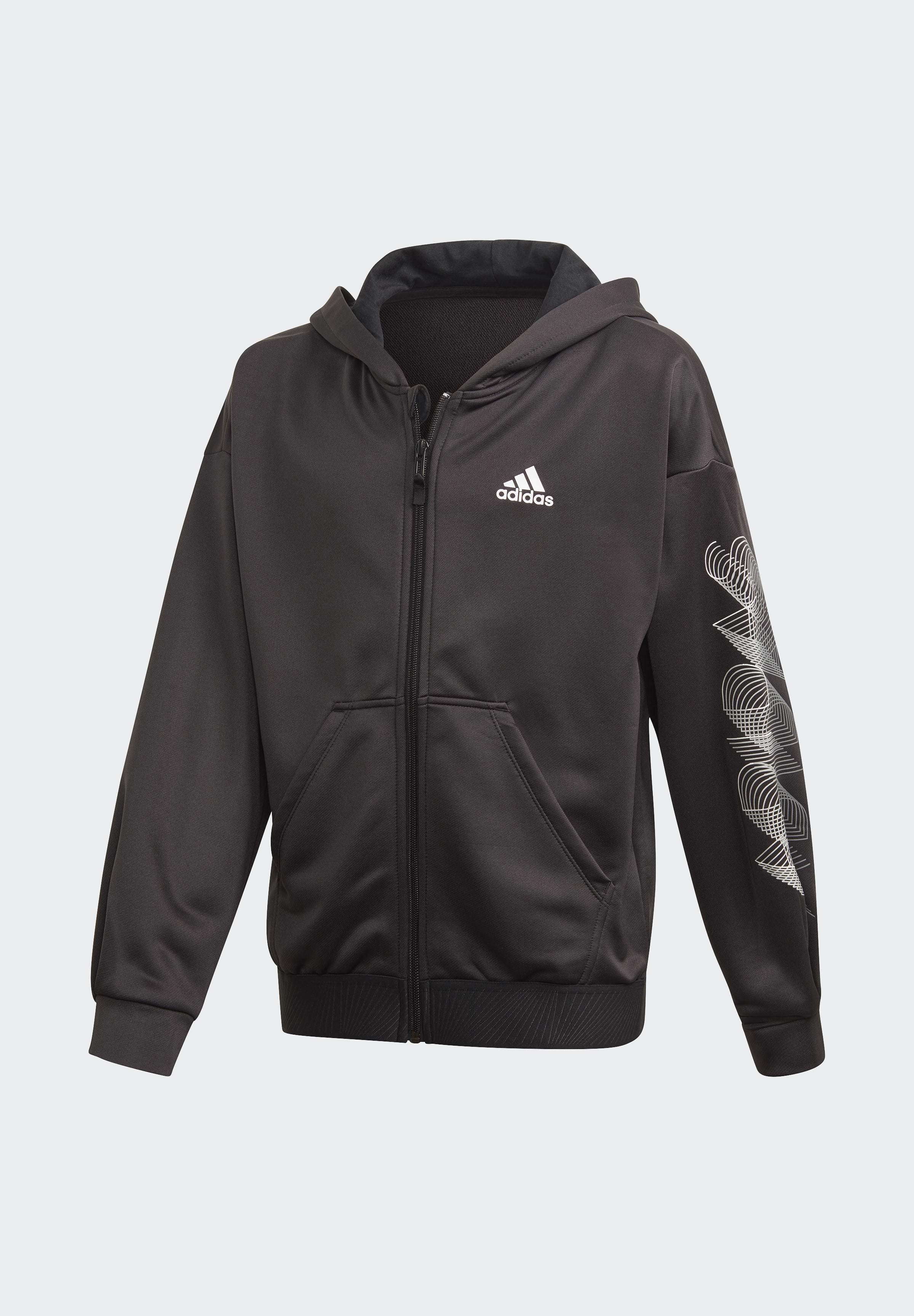 adidas Performance UP2MV AEROREADY LOOSE HOODIE Sweatjacke ADIDAS PERFORMANCE Sweatjacke 'Essentials Linear' in Schwarz