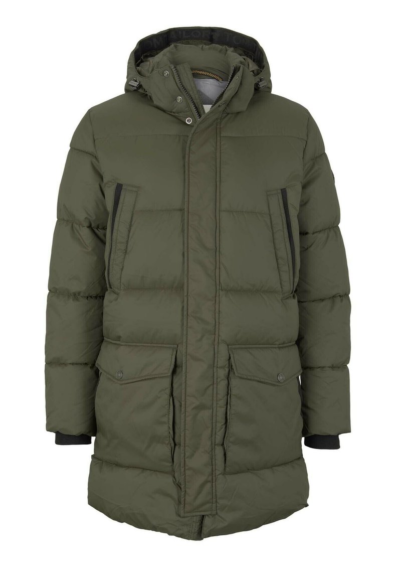 Herren Trenchcoats | TOM TAILOR LONG PUFFER Wintermantel olive night green/oliv - WT94206 Herren Trenchcoats | TOM TAILOR LONG PUFFER Wintermantel olive night green/oliv - WT94206