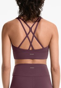 OYSHO STRAPPY BACK - Sportski grudnjak s blagom potporom - mottled pink