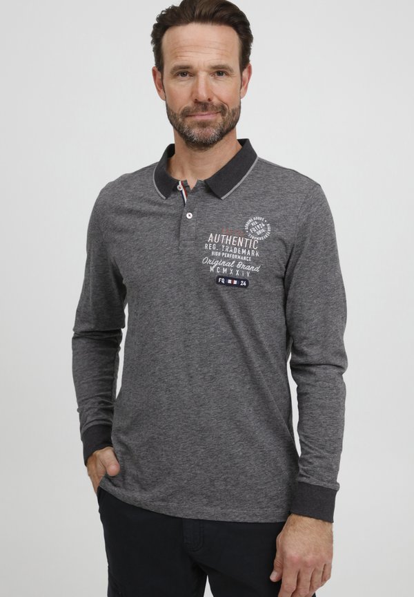 FQPeder - Polo shirt - charcoal mix