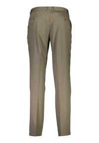 Lindbergh TECHNICAL STRETCH COMBI - Pantaloni eleganti - dk sand mel
