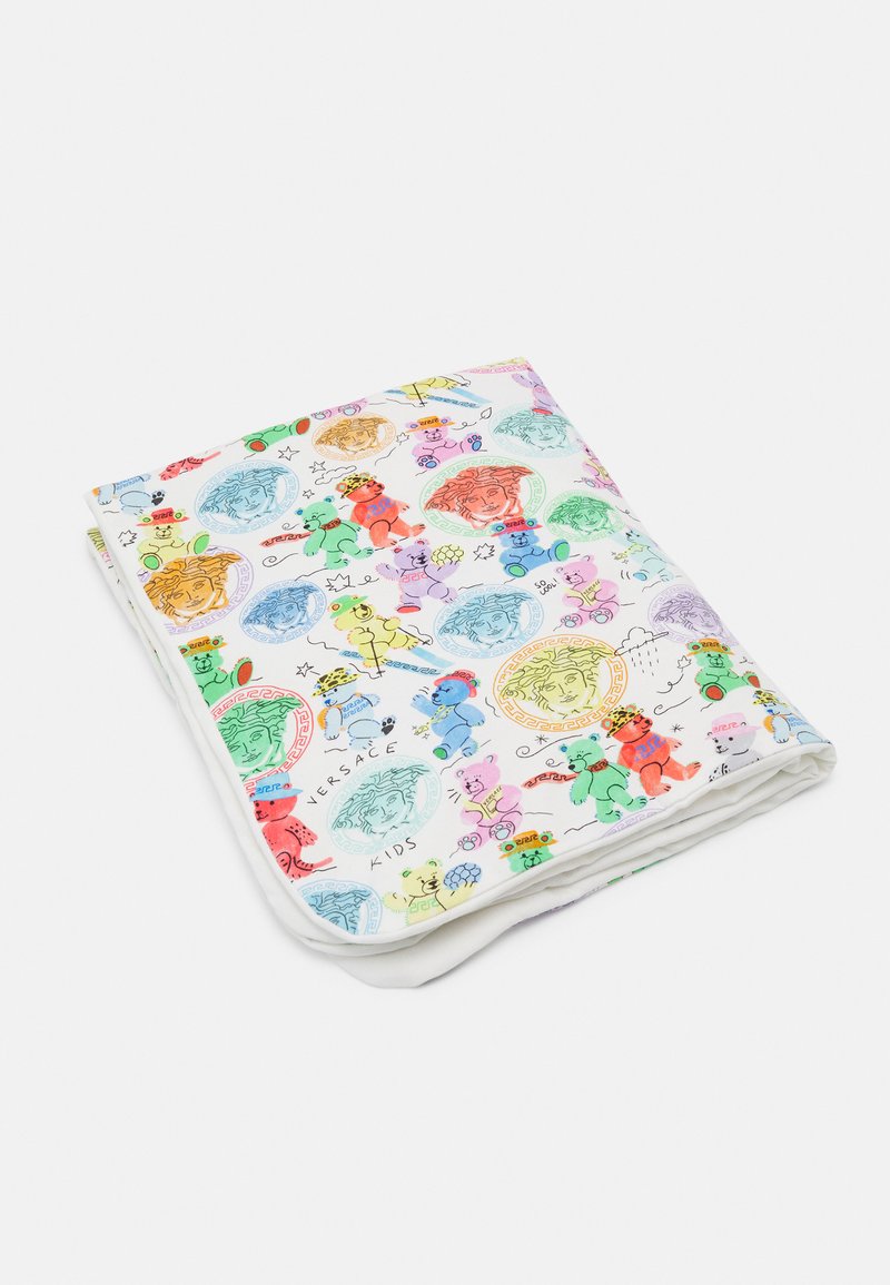Versace OUTDOOR BLANKET MEDUSA TOWN KIDS UNISEX Babydeken bianco