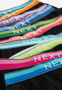 Next TEN PACK - Bokseriai - black bright rainbow waistband