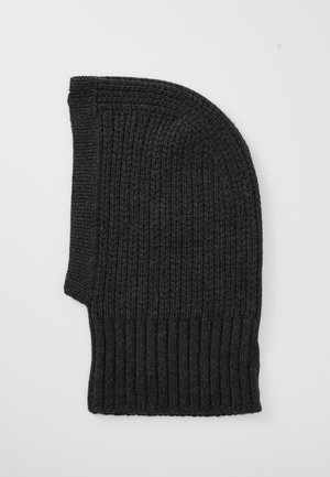 WAFFLE STITCH SNOOD HOOD - Beanie - charcoal