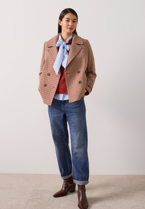 More & More, MORE & MORE MODISCH LÄSSIGE, 7/8-BARREL-JEANS - Straight leg jeans - middle blue denim