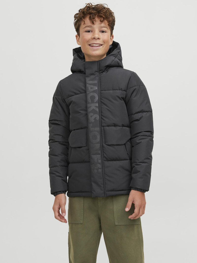 Jack & Jones Junior - JCOSPEED PUFFER - Talvejope - black, Suurenda