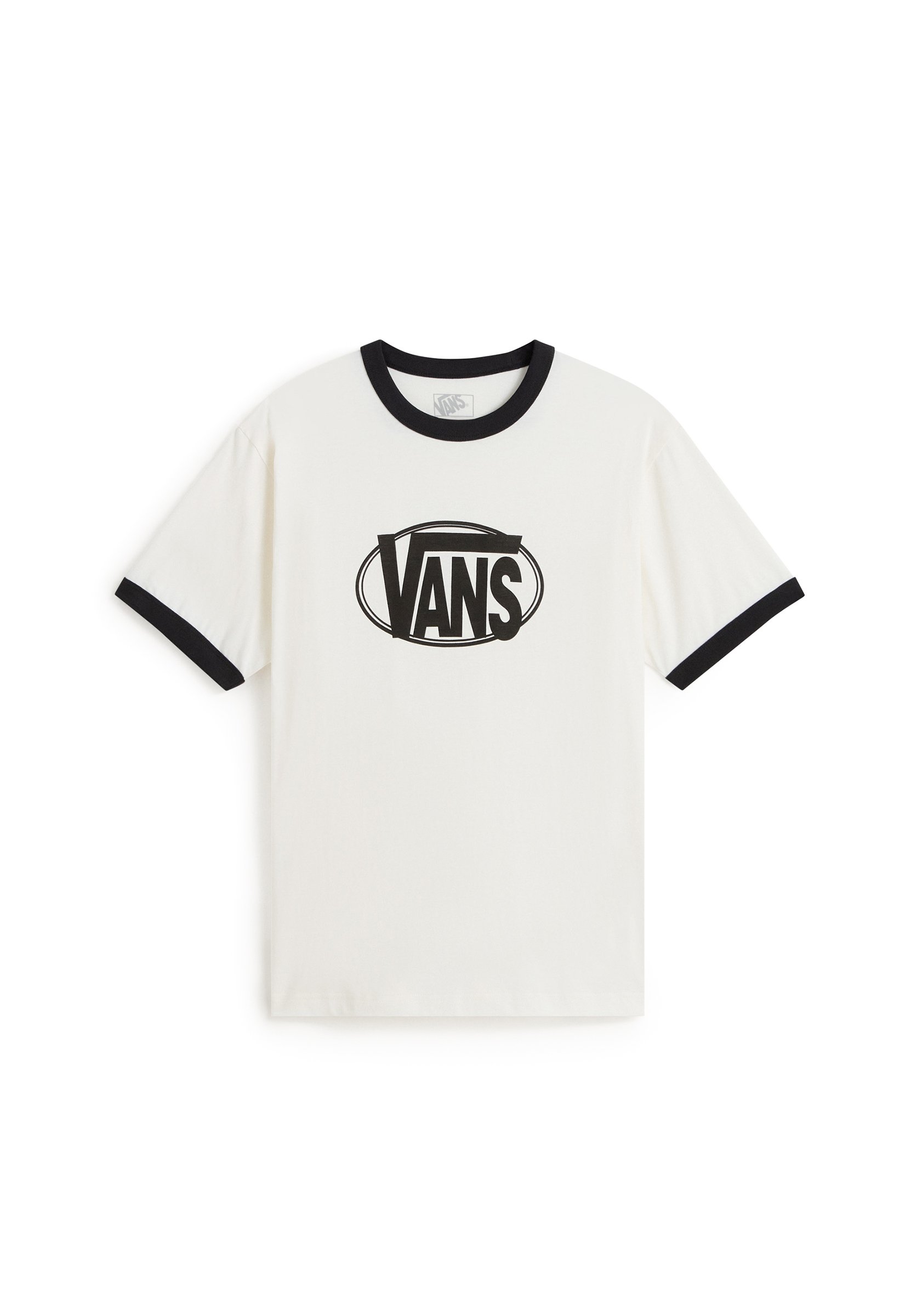 Vans CENTER CHEST RINGER - Triko s potiskem - natural