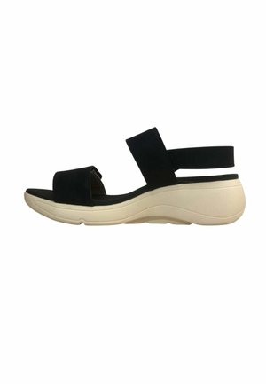 MAR SOLER, OLIVA - Wedge sandals - black