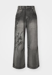 LAZY WILLY - Loose Jeans - black