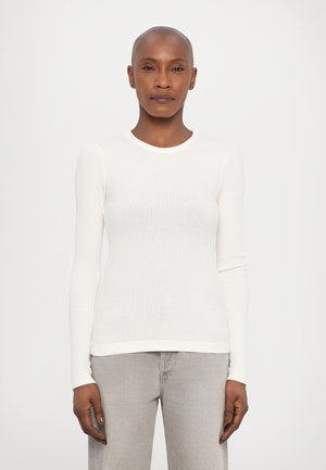 BINA CREWNECK - Majica z dolgimi rokavi - off white