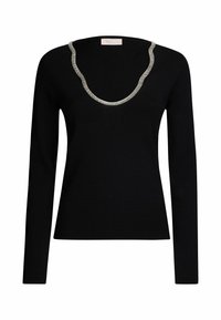 WITH GEMSTONES - Pulover - black