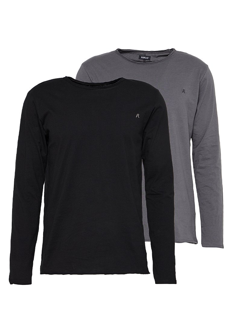 Replay Longsleeve grijs