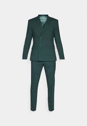Isaac Dewhirst THE FASHION SUIT PEAK - Oblek - dark green