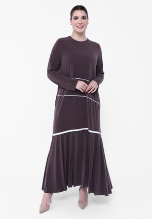 CREW NECK - PLUS SIZE ALIA - Vestito estivo - brown