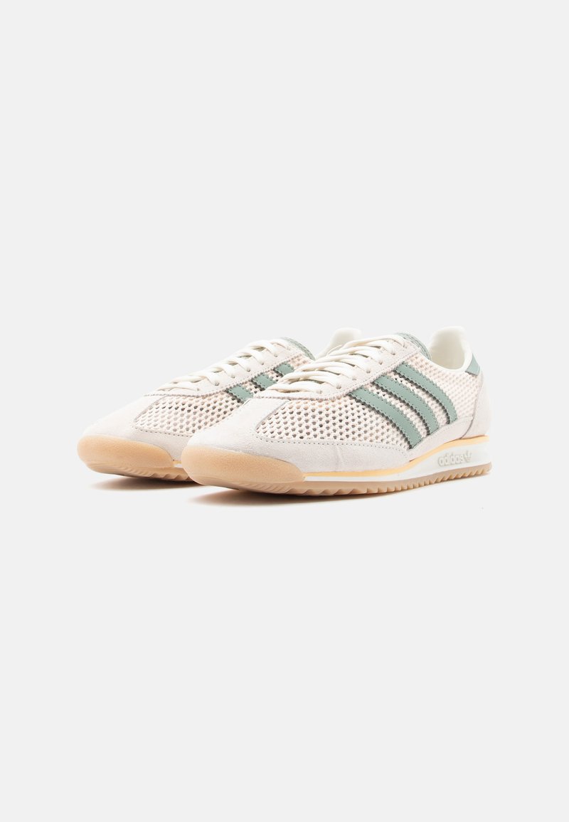 adidas Originals SL 72 OG W - Trainers - white/silver-coloured green/off  white/off-white - Zalando.ie