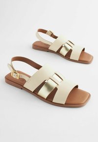 Next FOREVER COMFORT - Sandaalit nilkkaremmillä - cream gold