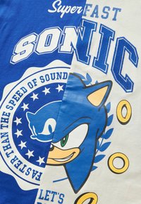 Next LICENSED SONIC SPLICED  REGULAR FIT - Tričko s potlačou - blue white