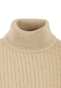 Suitable TURTLENECK CABLE - Trui - beige