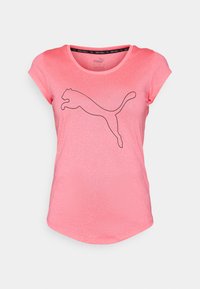 PERFORMANCE HEATHER CAT TEE  - Sports T-shirts - sunset glow heather