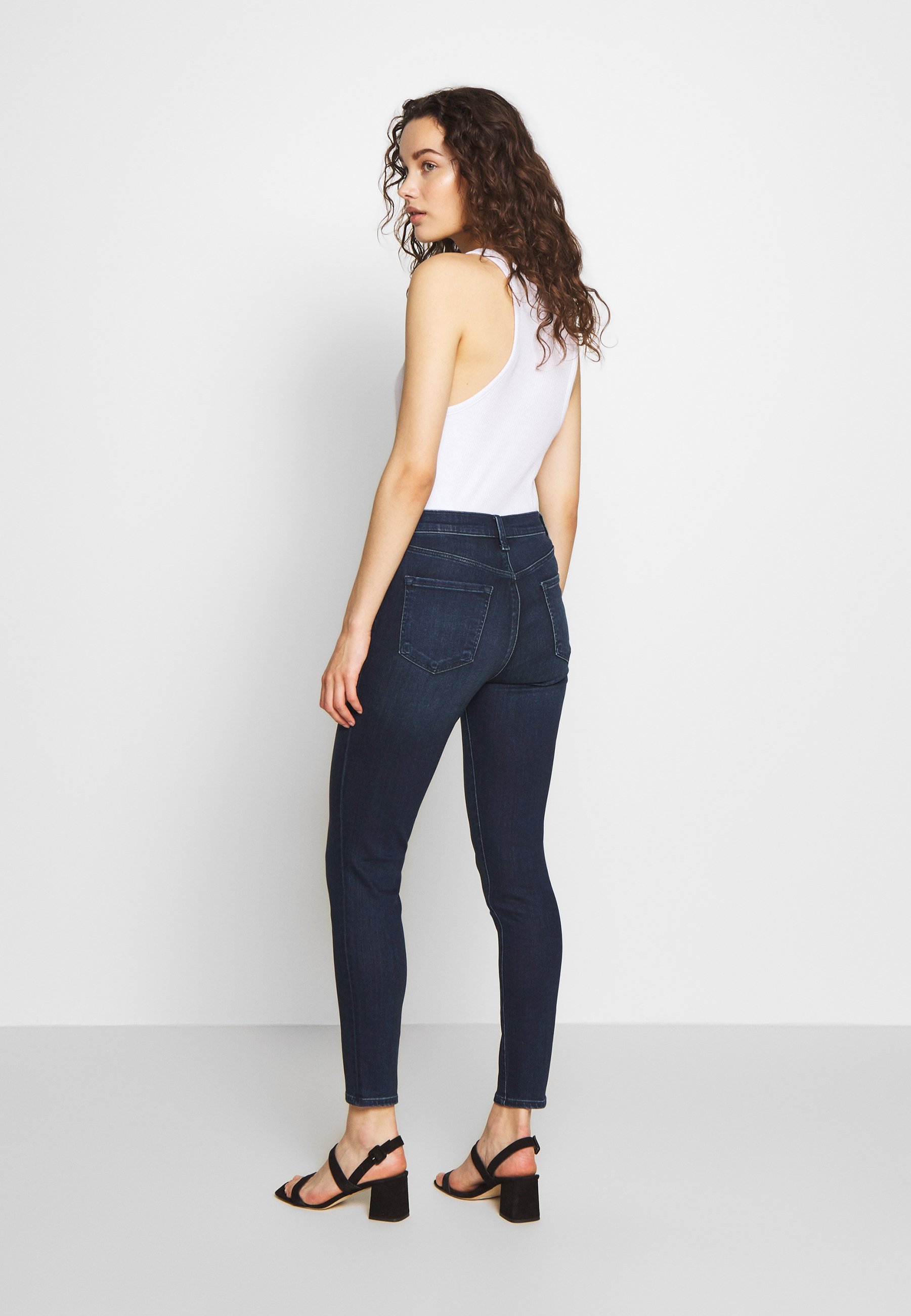 J Brand ALANA HIGH RISE CROPPED PANT - Jeans Skinny Fit - fix/dark-blue  denim - Zalando.ie