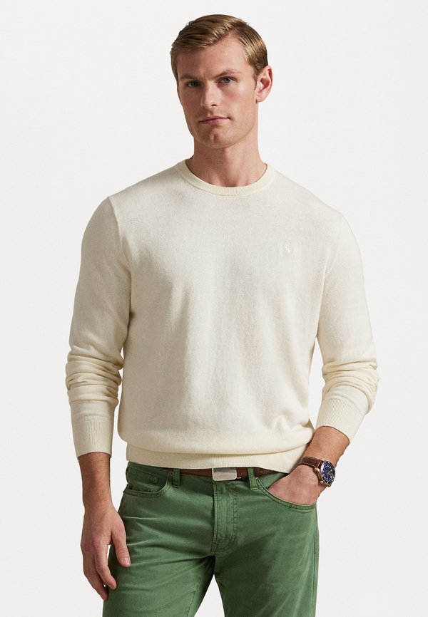 LONG SLEEVE PULLOVER - Jumper - cream