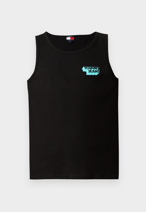 Tommy Jeans TJM SLIM STACK TANK - Top - black