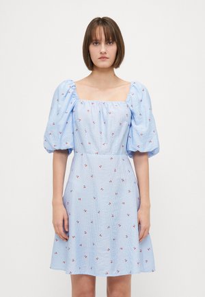 Vero Moda Tall VMODETTE 2/4 SHORT DRESS - Day dress - snow white