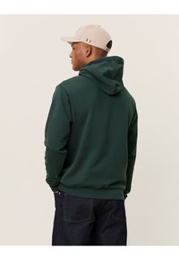 Les Deux DEXTER HOODIE - Jersey con capucha - pine green