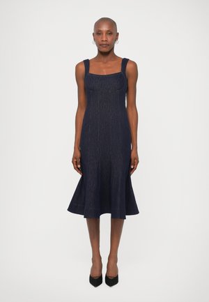 JUDE DRESS - Denimové šaty - black