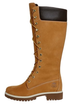 Botas con cordones - yellow