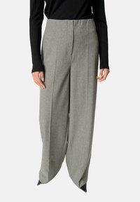Soaked in Luxury SLLILU WIDE LONG - Housut - grey melange suiting