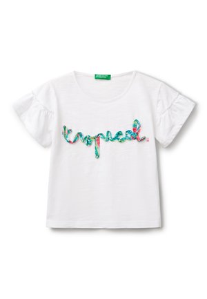 T-shirt con stampa - white
