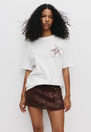 STARFISH - T-shirt imprimé - white
