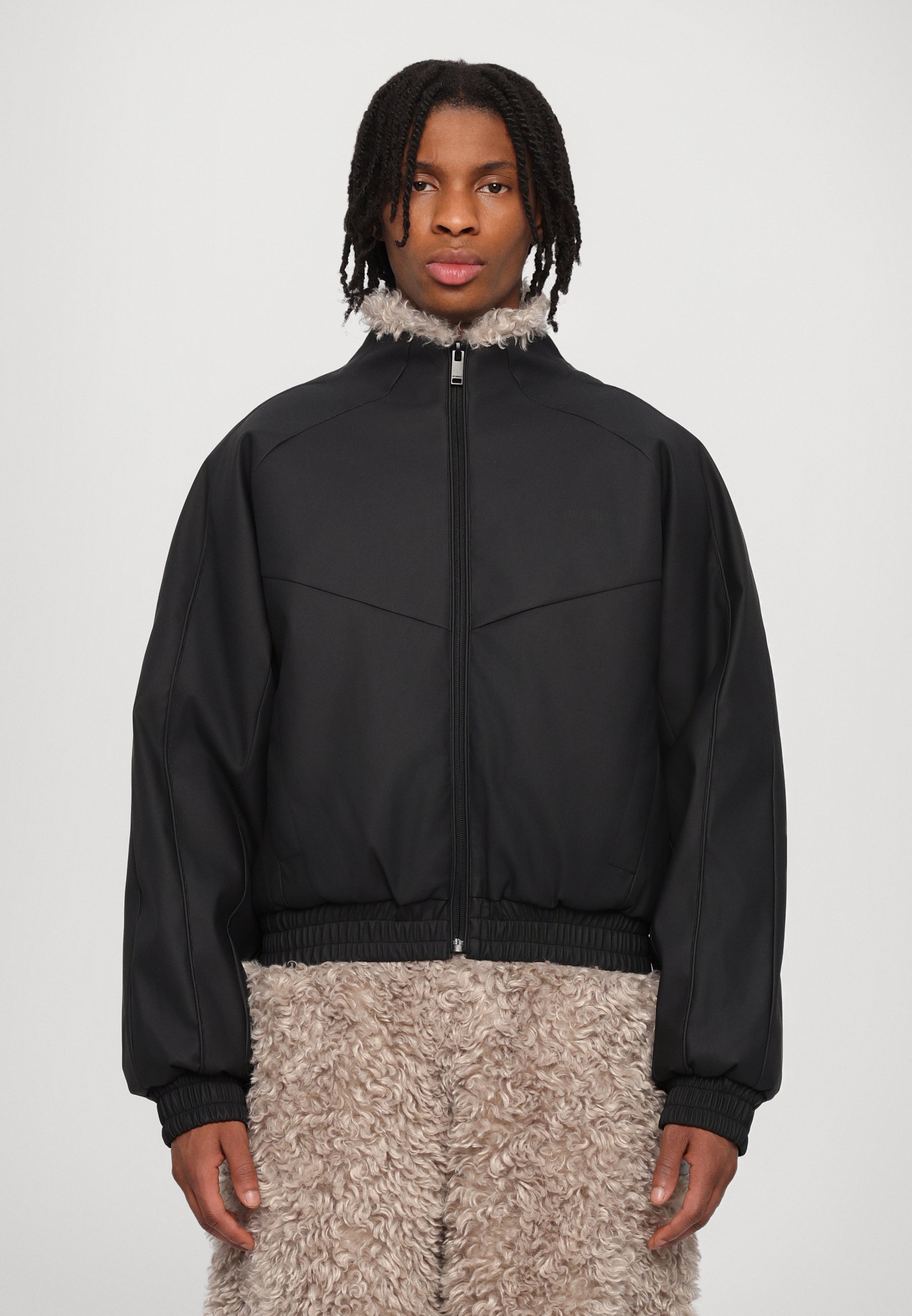 Han Kjøbenhavn OVERSIZED TRACK JACKET - Winter jacket - black 