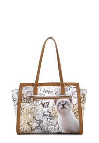 Y Not? CHIC STAMPA DOG CAT - Borsa a mano - cat