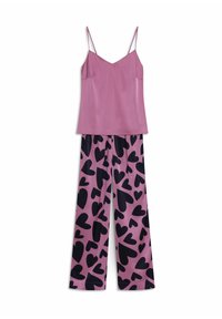 Unselected, purple and pink