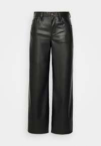 FX LEATHER BAGGY DAD - Pantaloni - slippery slope