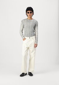 Jack & Jones JPSTALEX ORIGINAL  - Vrećaste traperice - antique white