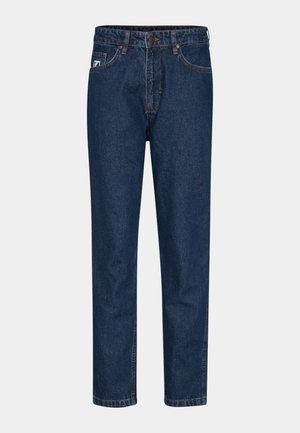 Karl Kani SMALL SIGNATURE TAPE FIVE POCKET DENIM - Tiesaus kirpimo džinsai - rinse blue