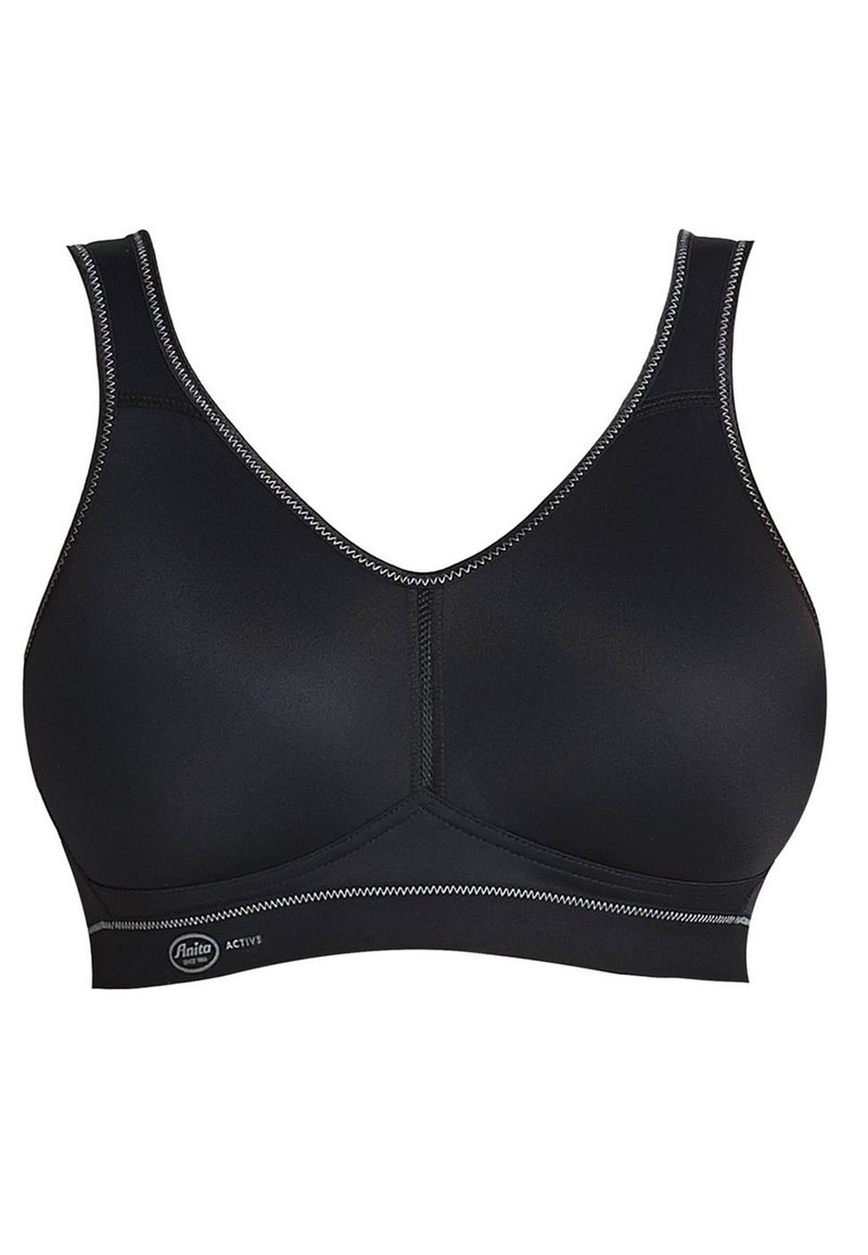 Anita Active Reggiseno Sportivo Light & Firm - Confezione Da 2 Pezzi - Donna, Colore Nero/Nero, Taglia 90/E