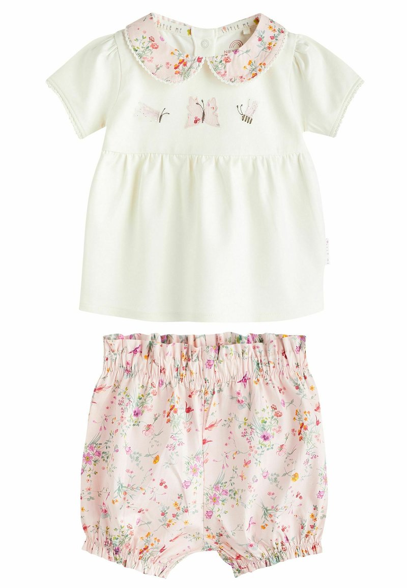 Next - 2 PIECE BABY SET  - REGULAR FIT - Šortky - pink white floral, Zvětšit