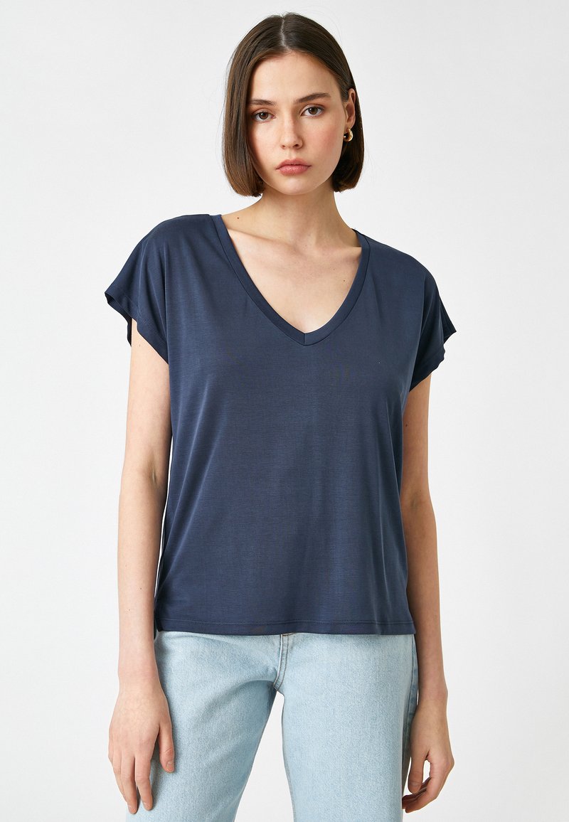 Koton T-shirt basic blauw