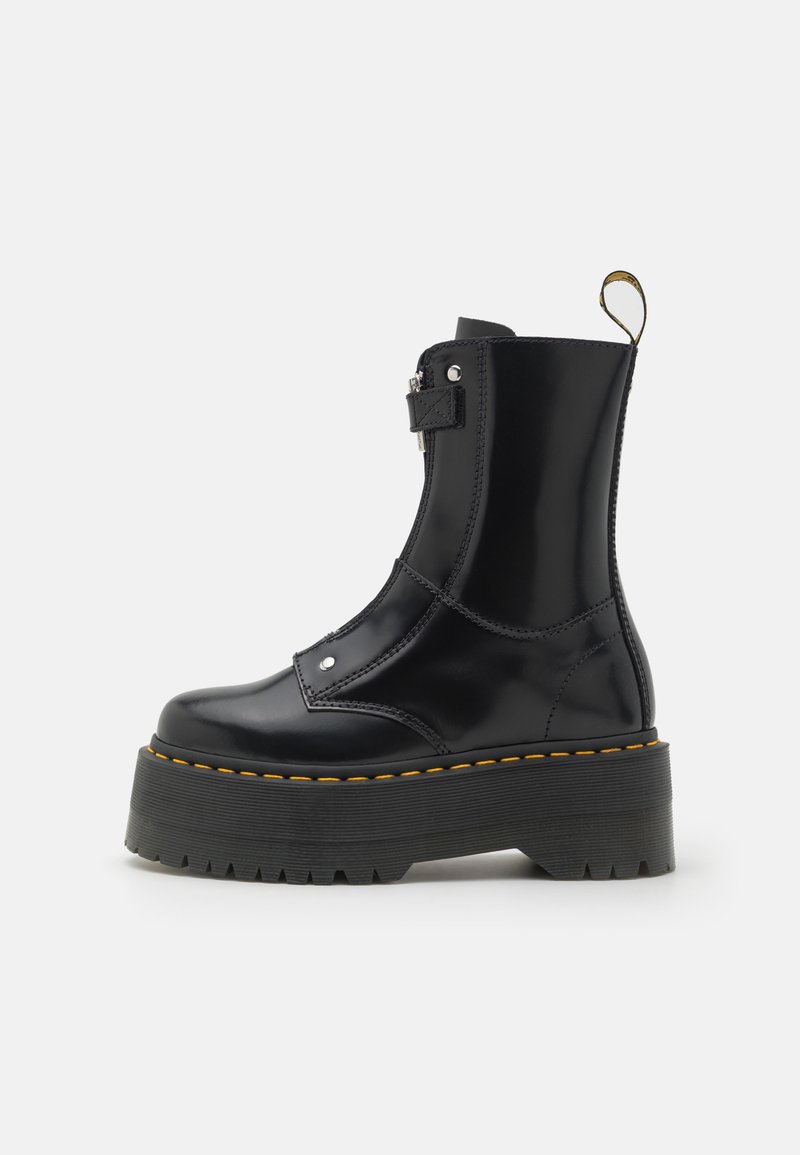 Dr. Martens JETTA HI MAX - Členkové čižmy na platforme - black