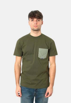 T-shirt con stampa - verde